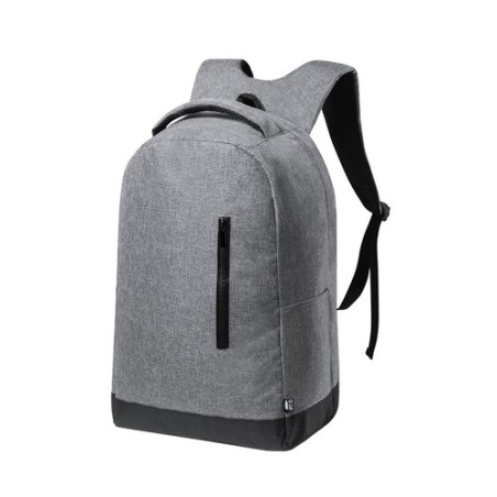 Sac à Dos Antivol Pratique Éco-responsable Personnalisé Bulman Couleurs : gris Matières : polyester recyclé cadeau entreprise pa