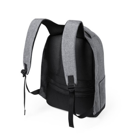 Sac à Dos Antivol Pratique Éco-responsable Personnalisé Bulman Couleurs : gris Matières : polyester recyclé goodies publicitaire