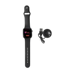 Montre Intelligente Proxor Éco-responsable Personnalisé Durable Matières : TPU Couleurs : noir impression haute définition