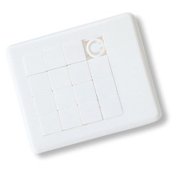 Taquin en plastique original personnalisé - Cadeau d'entreprise DIVER Matières : polystyrène (PS) Couleurs : blanc