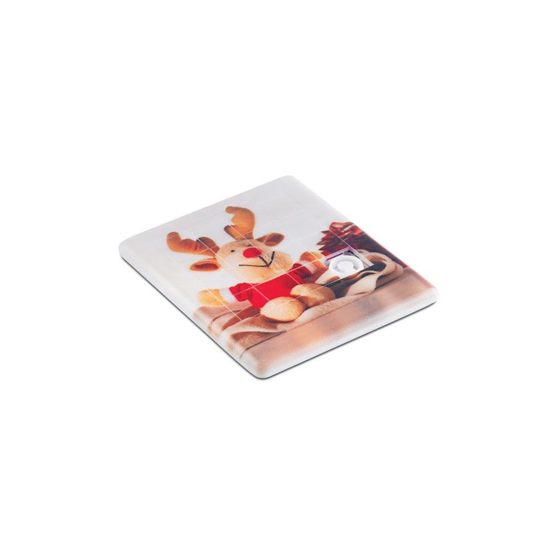 Taquin en plastique original personnalisé - Cadeau d'entreprise DIVER Matières : polystyrène (PS) Couleurs : blanc impression ha