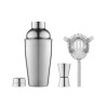 Set à cocktail de luxe personnalisée avec accessoires de bar - FIZZ Matières : acier inoxydable Couleurs : argenté brillant