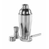Set à cocktail de luxe personnalisée avec accessoires de bar - FIZZ Matières : acier inoxydable Couleurs : argenté brillant pers