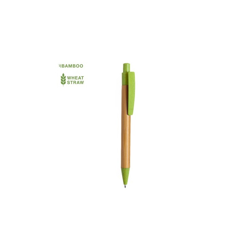 Stylo Éco-responsable Personnalisable Sydor Matières : bambou Couleurs : noir personnalisation rapide en France
