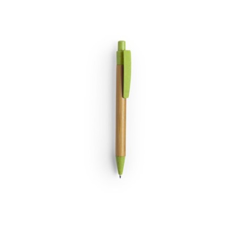 Stylo Éco-responsable Personnalisable Sydor Matières : bambou Couleurs : noir objet promo petit budget