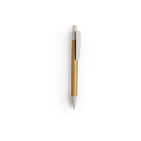 Stylo Éco-responsable Personnalisable Sydor Matières : bambou Couleurs : noir cadeau entreprise pas cher