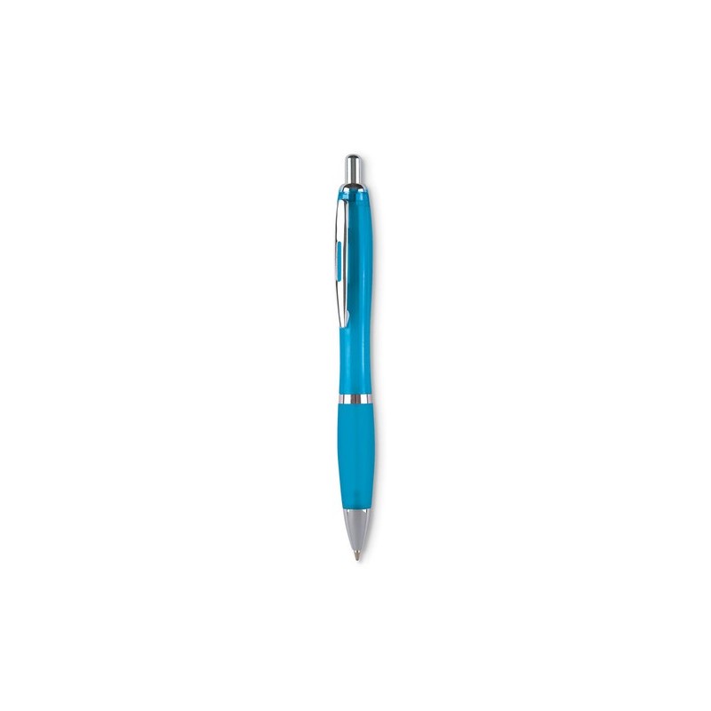 Stylo à bille personnalisé pour entreprise - RIOCOLOUR Matières : ABS Couleurs : turquoise personnalisation rapide en France