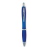 Stylo à bille personnalisé pour entreprise - RIOCOLOUR Matières : ABS Couleurs : bleu transparent marquage laser ultra précis