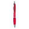 Stylo à bille personnalisé pour entreprise - RIOCOLOUR Matières : ABS Couleurs : rouge transparent goodies publicitaire événemen