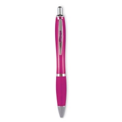 Stylo à bille personnalisé pour entreprise - RIOCOLOUR Matières : ABS Couleurs : fuchsia cadeau collaborateur premium