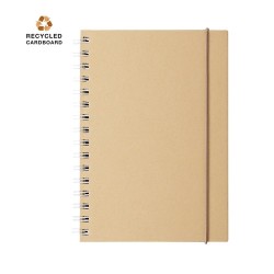 Cahier Personnalisable Éco-responsable Zubar Matières : carton recyclé Couleurs : blanc 2