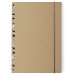 Cahier Personnalisable Éco-responsable Zubar Matières : carton recyclé Couleurs : vert marquage couleur éclatante