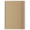 Cahier Personnalisable Éco-responsable Zubar Matières : carton recyclé Couleurs : vert marquage couleur éclatante