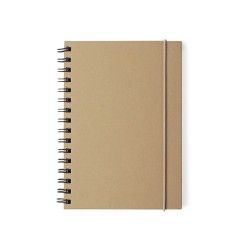 Cahier Personnalisable Éco-responsable Zubar Matières : carton recyclé Couleurs : blanc 2