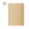 Cahier Personnalisable Éco-responsable Zubar Matières : carton recyclé Couleurs : noir marquage laser ultra précis