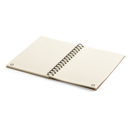Cahier Personnalisable Éco-responsable Zubar Matières : carton recyclé Couleurs : noir livraison express 24h 48h