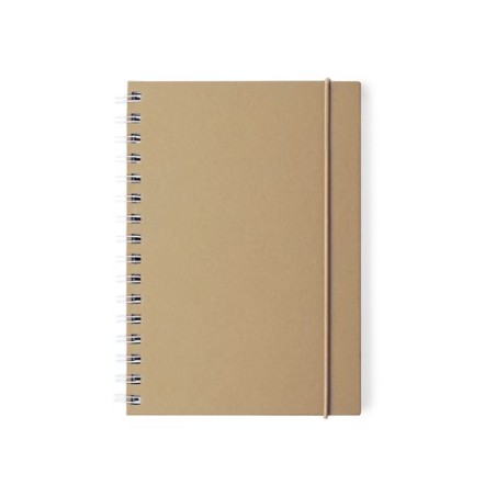 Cahier Personnalisable Éco-responsable Zubar Matières : carton recyclé Couleurs : noir personnalisation rapide en France