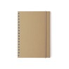 Cahier Personnalisable Éco-responsable Zubar Matières : carton recyclé Couleurs : noir personnalisation rapide en France