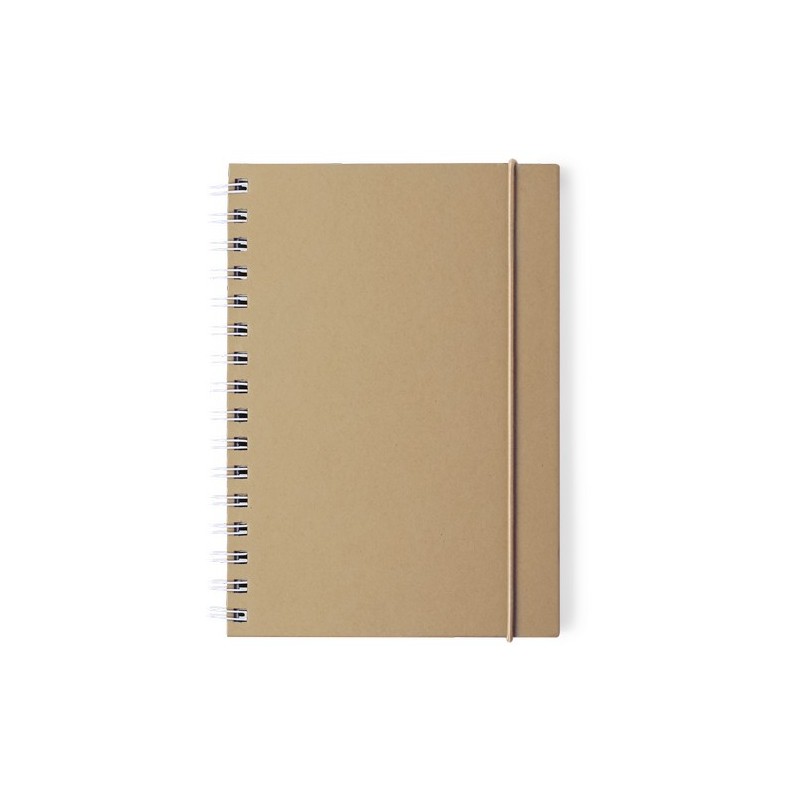 Cahier Personnalisable Éco-responsable Zubar Matières : carton recyclé Couleurs : noir cadeau affaires élégant
