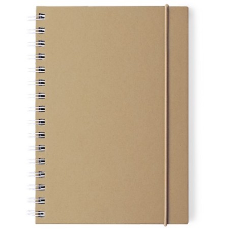 Cahier Personnalisable Éco-responsable Zubar Matières : carton recyclé Couleurs : noir cadeau affaires élégant