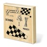 Jeux de société en bois personnalisés - 4 TRIKES dans une boîte Matières : bois Couleurs : bois personnalisable avec votre logo