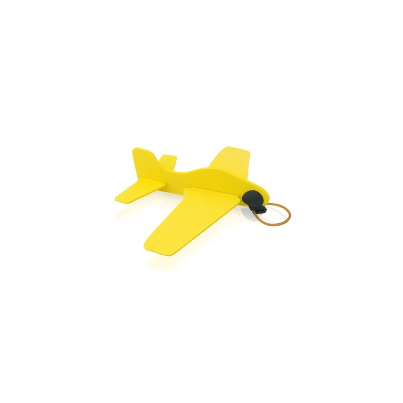 Avion publicitaire personnalisé - Barón Matières : EVA Couleurs : jaune personnalisable avec votre logo