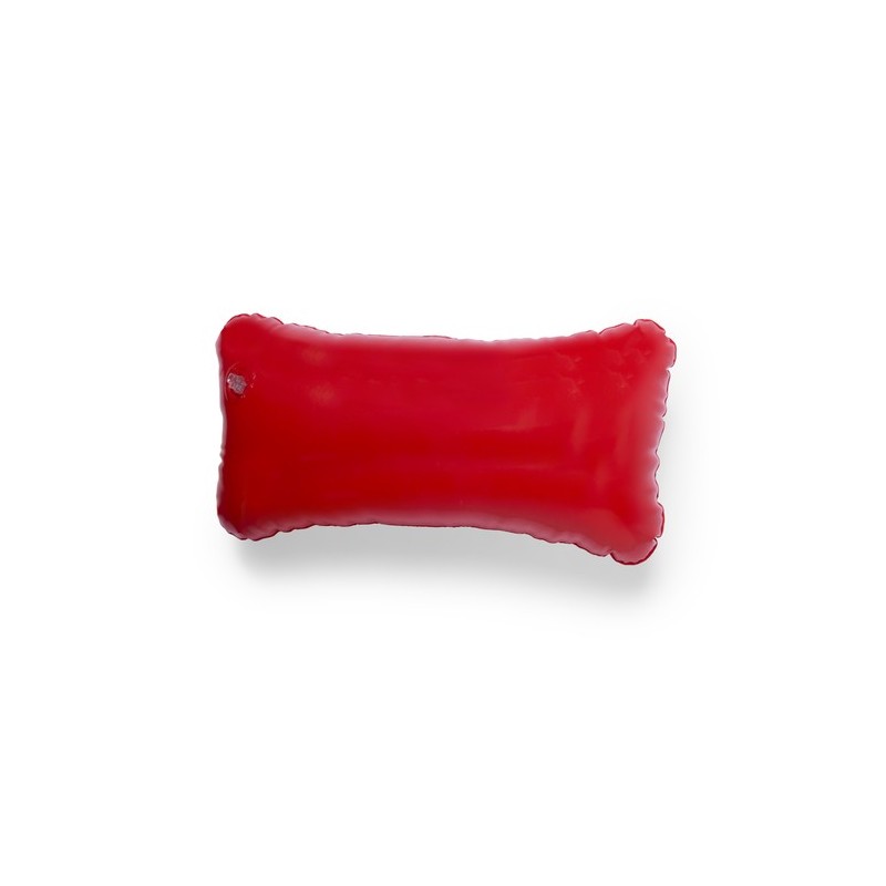 Coussin personnalisé idéal pour la plage et les loisirs - Cancún Matières : PVC Couleurs : rouge marquage laser ultra précis