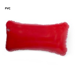 Coussin personnalisé idéal pour la plage et les loisirs - Cancún Matières : PVC Couleurs : rouge goodies entreprise design