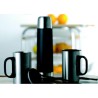 Bouteille thermos  avec 2 tasses - ISOSET Matières : acier inoxydable Couleurs : noir personnalisable avec votre logo