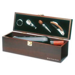 Coffret à vin en bois élégant personnalisé pas cher - COSTIERES Matières : MDF Couleurs : bois 2