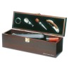 Coffret à vin en bois élégant personnalisé pas cher - COSTIERES Matières : MDF Couleurs : bois personnalisable avec votre logo