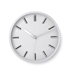 Horloge murale personnalisée pas cher pour bureau - COSY Matières : polystyrène (PS) Couleurs : blanc
