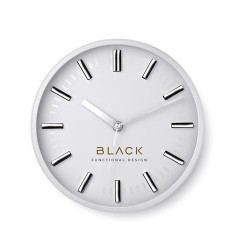 Horloge murale personnalisée pas cher pour bureau - COSY Matières : polystyrène (PS) Couleurs : blanc 2