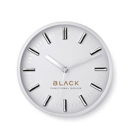 Horloge murale personnalisée pas cher pour bureau - COSY Matières : polystyrène (PS) Couleurs : blanc personnalisable avec votre