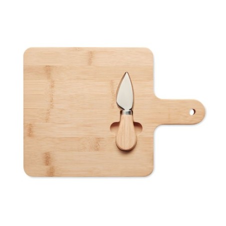 Plateau à fromage  en bambou personnalisé - DARFIELD Matières : bambou Couleurs : bois personnalisable avec votre logo
