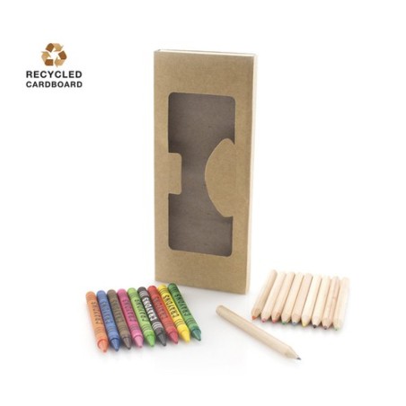 Set Aladín - Ensemble de Crayons Colorés 19 Pièces