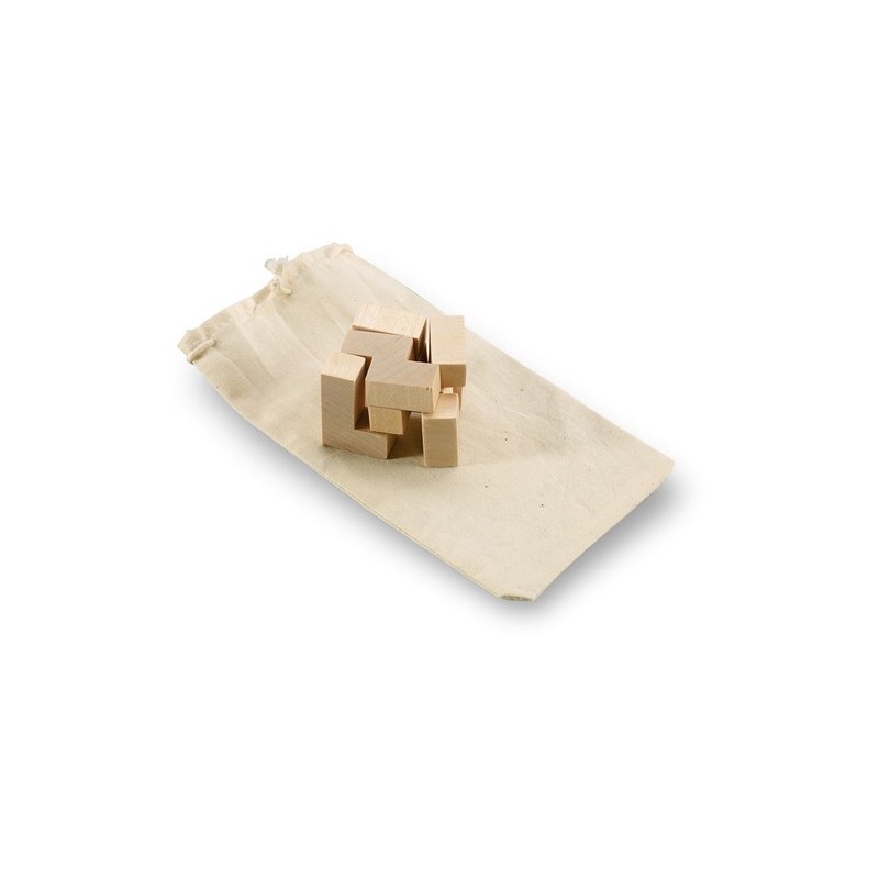 Puzzle en bois personnalisé dans un sac - TRIKESNATS Matières : bois Couleurs : bois