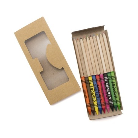 Set Aladín - Ensemble de Crayons Colorés 19 Pièces