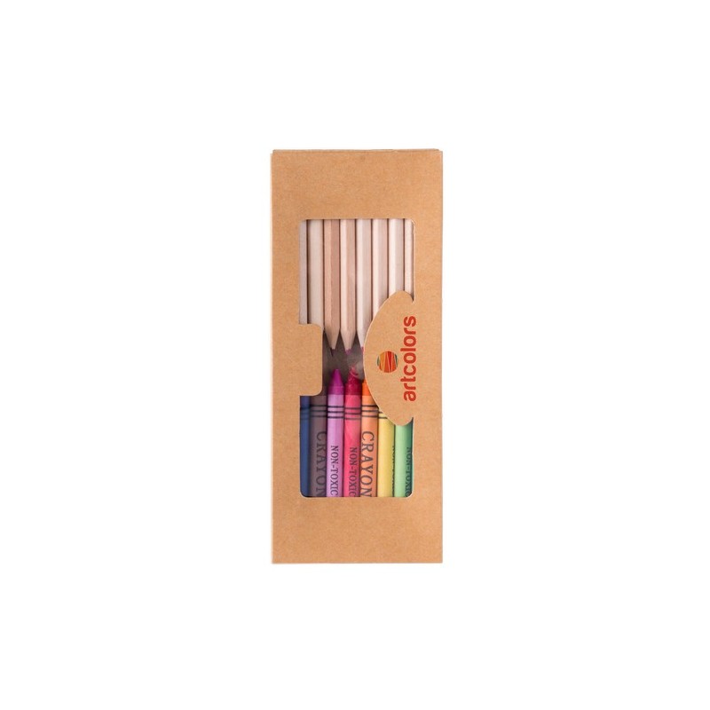 Set Aladín - Ensemble de Crayons Colorés 19 Pièces