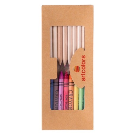 Set Aladín - Ensemble de Crayons Colorés 19 Pièces