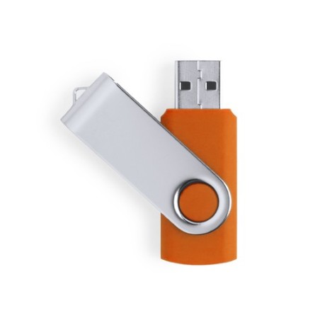 Clé USB 32GB Personnalisée Éco-responsable pour vos Données Yemil Couleurs : jaune cadeau entreprise pas cher
