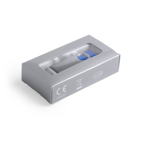 Clé USB 32GB Personnalisée Éco-responsable pour vos Données Yemil Couleurs : jaune personnalisation sur mesure