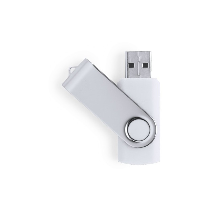 Clé USB 32GB Personnalisée Éco-responsable pour vos Données Yemil Couleurs : jaune marquage couleur éclatante