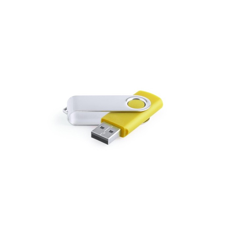 Clé USB 32GB Personnalisée Éco-responsable pour vos Données Yemil Couleurs : bleu impression logo haute qualité