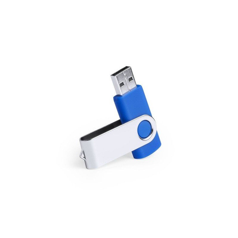 Clé USB 32GB Personnalisée Éco-responsable pour vos Données Yemil Couleurs : bleu cadeau affaires élégant
