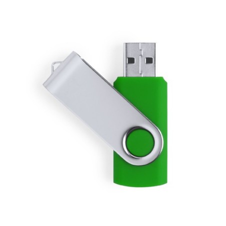 Clé USB 32GB Personnalisée Éco-responsable pour vos Données Yemil Couleurs : vert goodies publicitaire événementiel