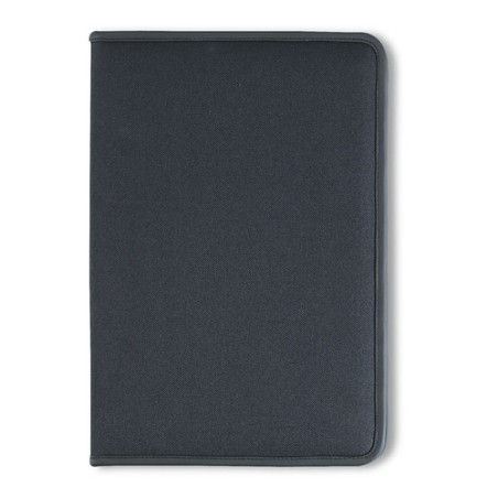 Conférencier A4 en polyester personnalisé - PRIME Matières : PET Couleurs : noir personnalisable avec votre logo