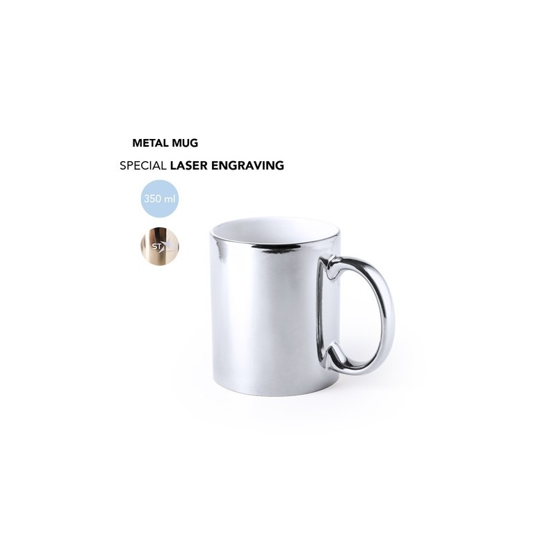 Tasse en Céramique Personnalisable Renkur Matières : céramique Couleurs : doré goodies publicitaire événementiel