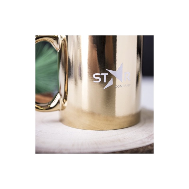 Tasse en Céramique Personnalisable Renkur Matières : céramique Couleurs : doré livraison express 24h 48h