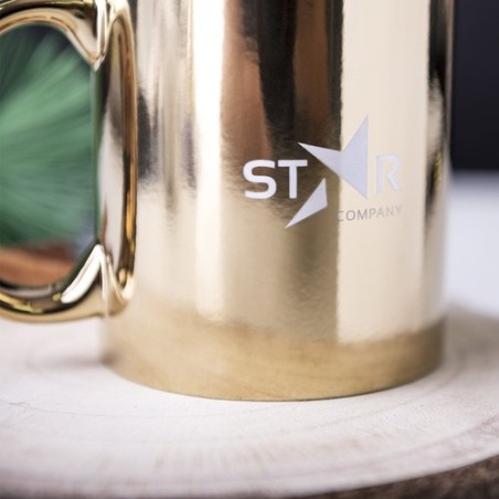 Tasse en Céramique Personnalisable Renkur Matières : céramique Couleurs : doré livraison express 24h 48h